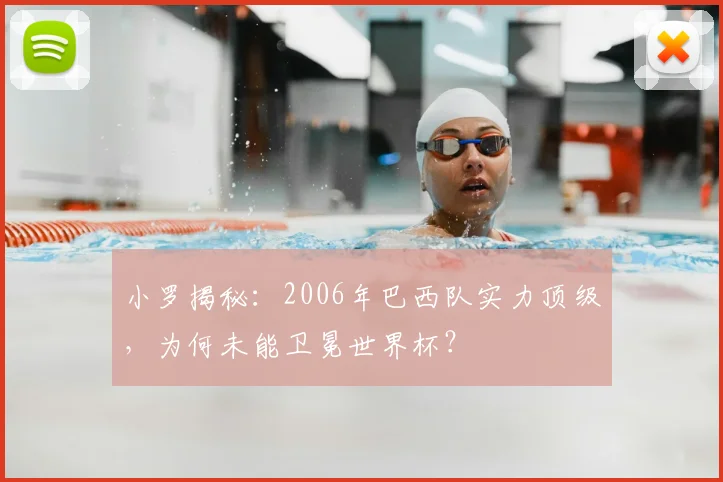小罗揭秘：2006年巴西队实力顶级，为何未能卫冕世界杯？